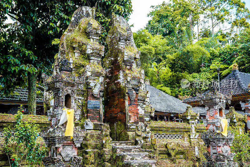 印度尼西亚巴厘岛乌布的普拉山Kawi Sebatu Gianyar temple